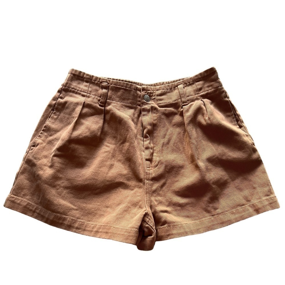 Forever 21 Brown Denim Paper Bag Shorts Large NWT